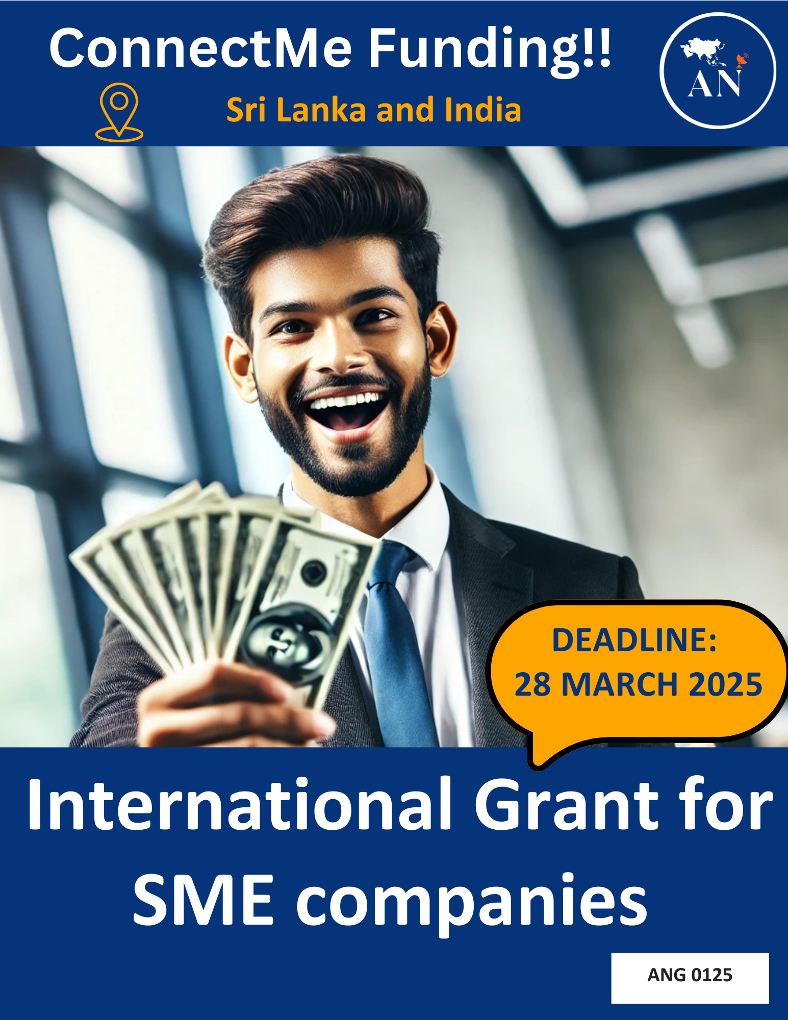 (ANG0125)         International Grant for SME companies in Sri Lanka and India
